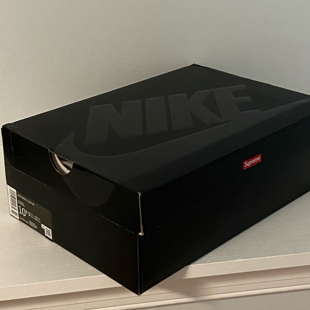 ❌sold ❌ Brand New Men’s Air Force 1 SP size 10.5 “Supreme” CU9225-100 - Picture 9 of 11